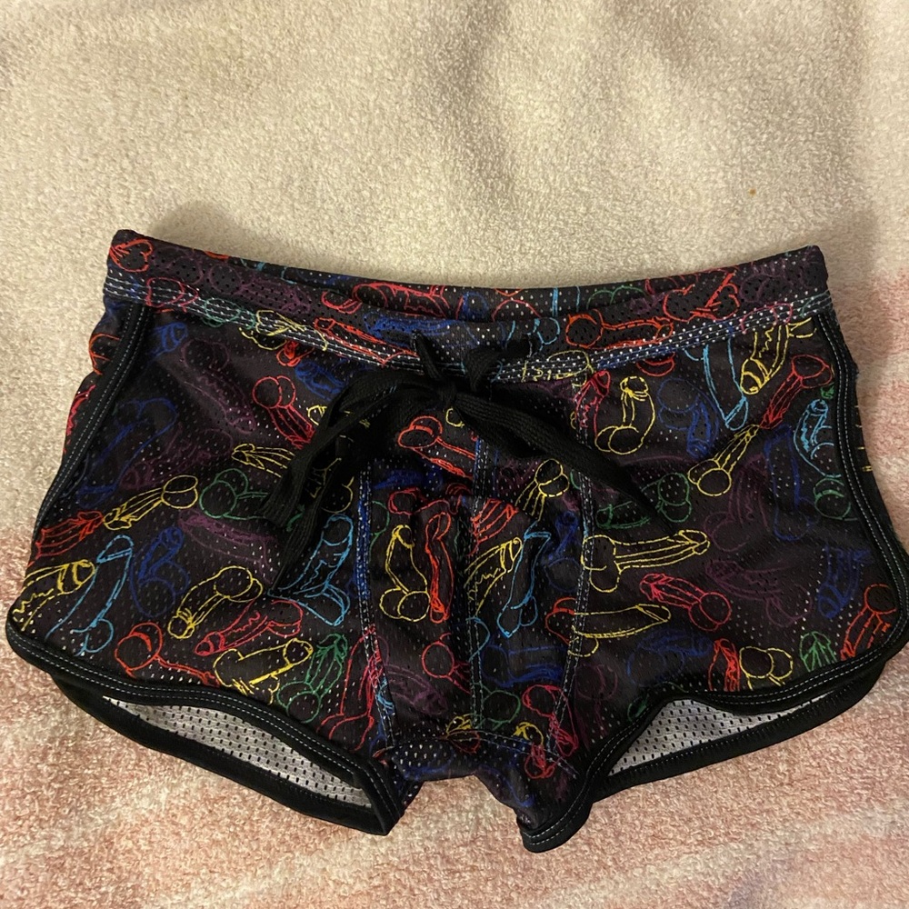 Multicolor Patterned Women's Sleep Shorts